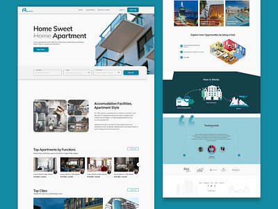 Apartment Rental Landing Page