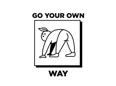 Go your own way illustration inspiration