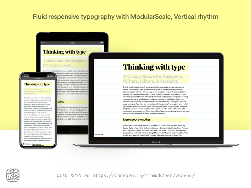 Fluid Responsive Typography With Modularscale, Vertical Rhythm By ...