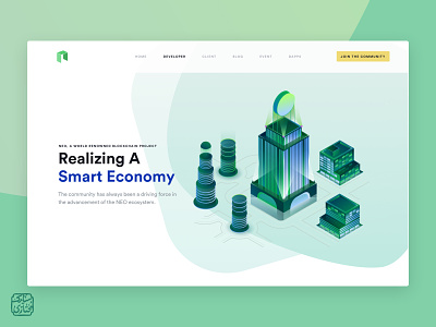 🏦 Smart Economy (WIP) clean colorful design fold header hero minimal presentation typography ui uidesign ux vector web webdesign website