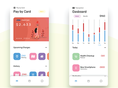 Expense Management e-Wallet UI