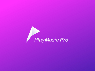 Play Music Pro logo branding design graphic design illustration logo motion graphics typography ui ux vector