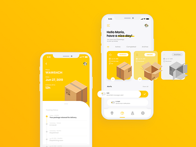 InPost App Design Concept app appdesign branding design inpost mobile ui ux vector