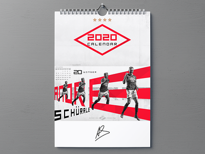 Calendar Spartak Moscow 2020 2020 andreschurrle calendar calendar design design football club futebol germany illustration moscow poster design spartak typography