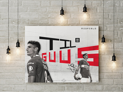 Poster "Guus Til" design football football club futebol game illustration logo mockup moscow poster poster art poster design posters spartak vector