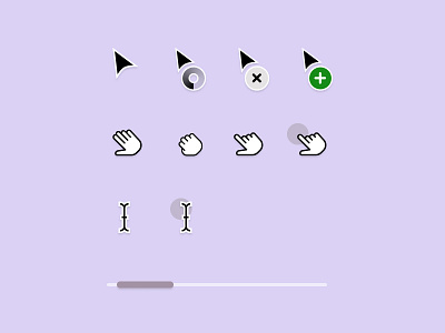 Cursor kit made with Figma cursor cursor pack cursordesign design figma figmadesign minimal ui uidesign uiux