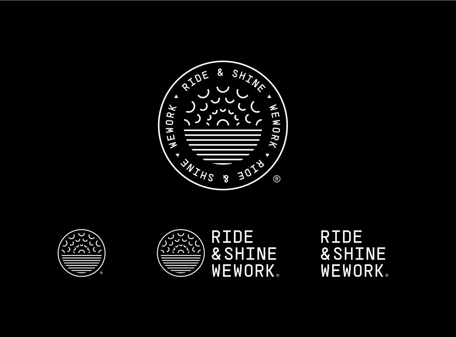 Ride & Shine Identity by Chris Page on Dribbble