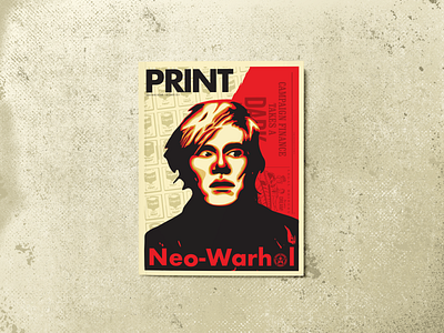Neo Warhol design illustration magazine cover magazine design magazine illustration print magazine