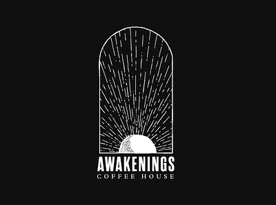 Awakenings Coffee House Logo branding logo logo design typography