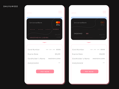 DAILY UI #002 app daily 100 challenge daily ui design uiux