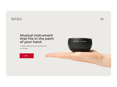 ORBA. Musical instrument daily 100 challenge design logo typography uiux