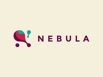 Nebula Logo branding connections identity logo nebula space