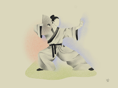 "Balance" - Oriental series art character design illustration oriental