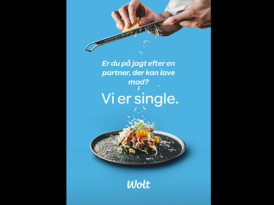 Tinder advert for Denmark advertising cook digital food tinder