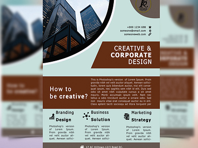 corporate flyer