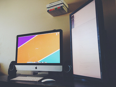 My Setup coding setup designer workspace developer workspace setup vertical monitor workspace