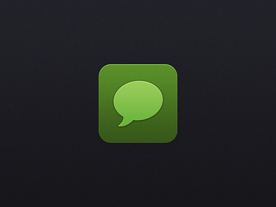 iOS Messages App Icon Replacement apple green icon ios ios icon messages minimal replacement simple