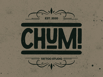 CHUMI TATTOO branding design drawing handmade illustration illustrator logo photoshop tattoo typography vector