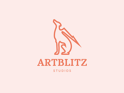 ARTBLITZ Studios animation design dog dog logo illustration studio