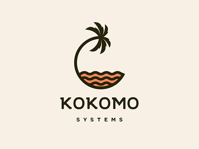 Kokomo Sistems branding computing design hackers illustraion logo protection typography vector