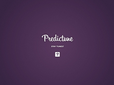 Predictune app branding design illustration illustrator logo vector