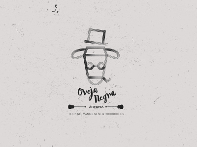 Agencia Oveja Negra branding handrawn industry logo music retro sheep vintage