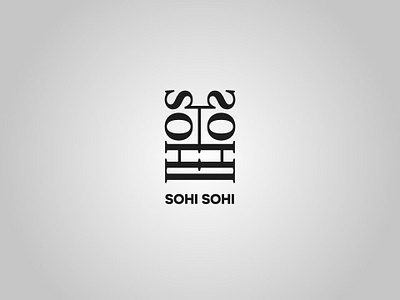 SOHI SOHI apparel logo branding design illustrator logo london vector