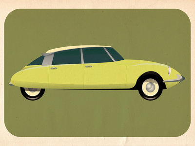 Vintage Citroen citroen vintage car illustration vector