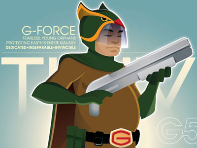 Tiny (G Force) battle of the planets g force gatchaman