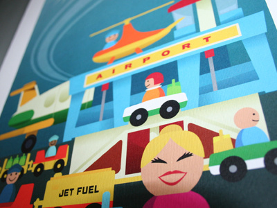 Fisher Price Airport artprint