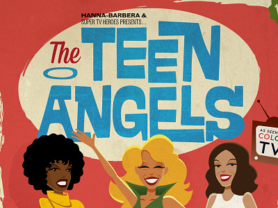 Teen Angels Comic hanna barbera swungnote teenangels vector