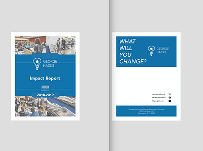 Booklet Design impact report indesign