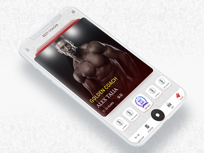 Fitness app animation app design mobile design motion ui ux workout app