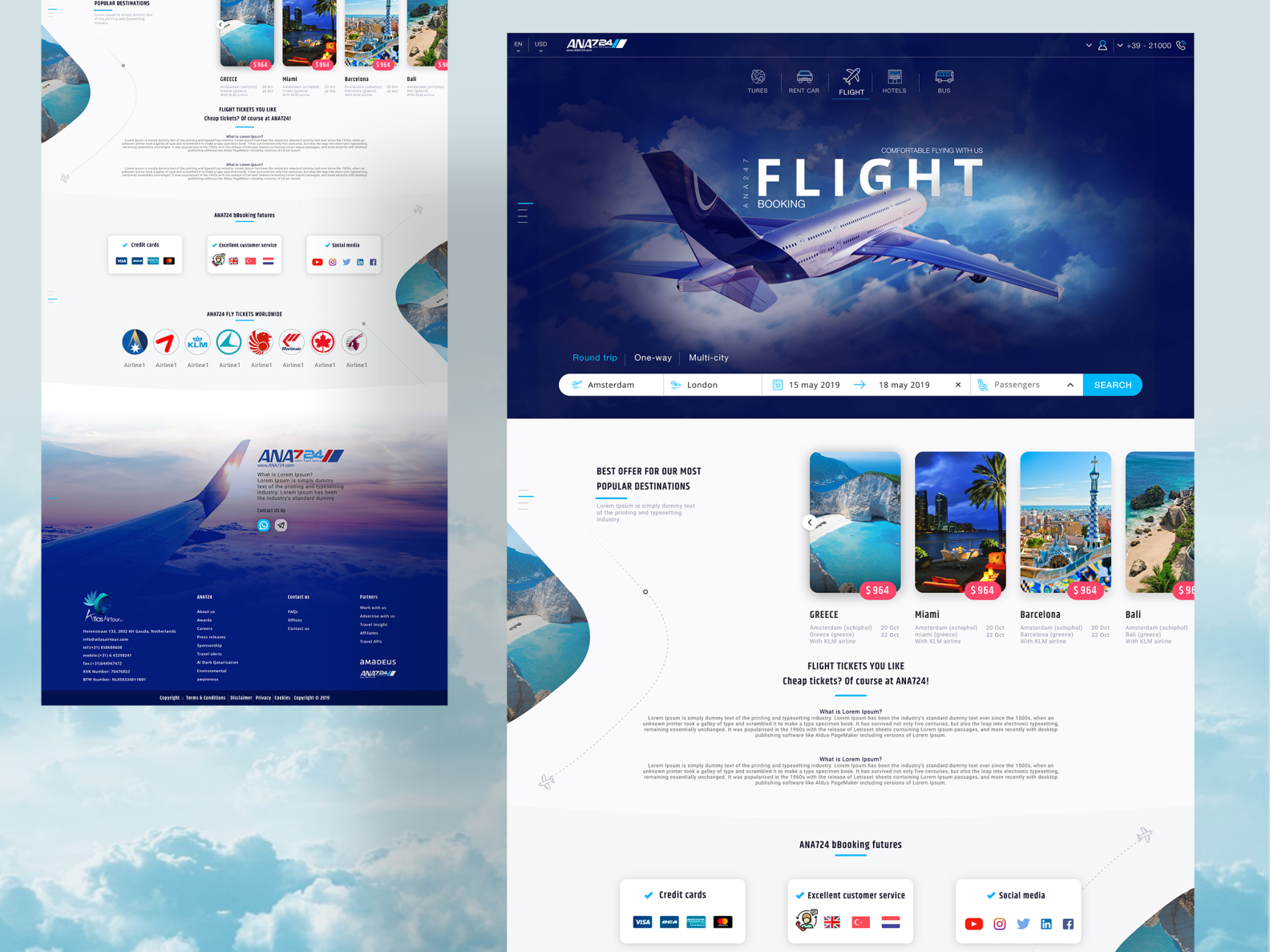 landing ana724 by habib nasiri on Dribbble