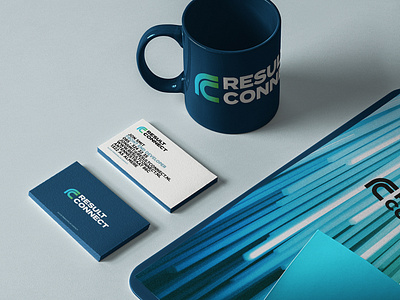 Result Connect - Branding mockup branding identity identity branding logo logo design