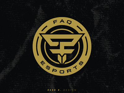 FAQ | Logo Design branding esports logo gaming icon illustration logo sport sports logo typography vector