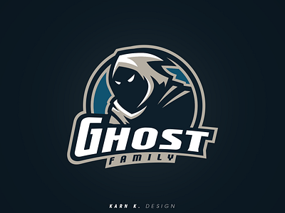 Ghost Family | Team Identity re design branding design esport esports gaming illustration logo mascot sport sports logo