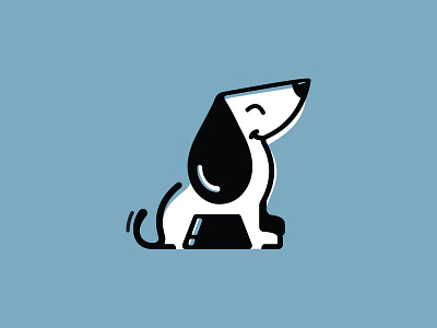 Dog Almighy bowl dog illustrator logo water