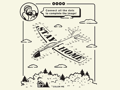 Connect the dots activity airplane cabin design dots home illustration plane