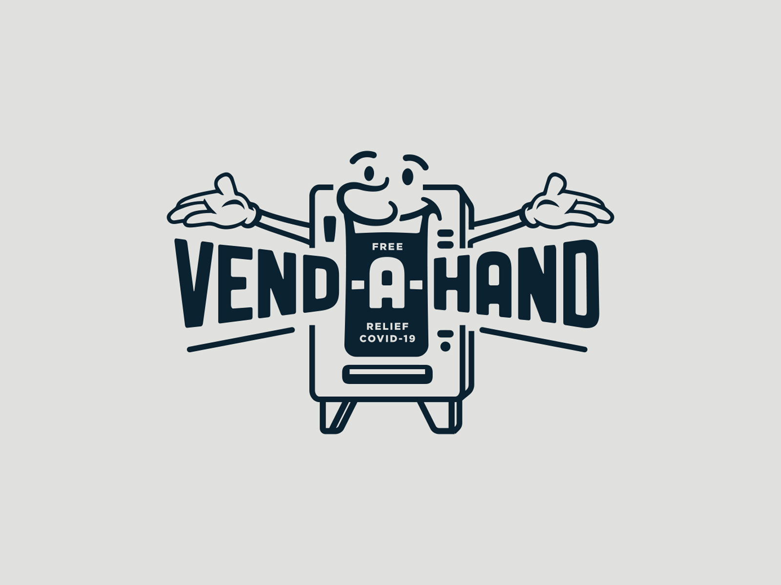 vending machine logo design