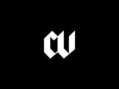 Creative Week Branding blackletter icon logo wordmark