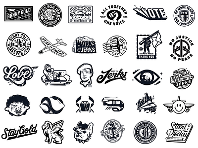 design retrospective by Benny Gold on Dribbble