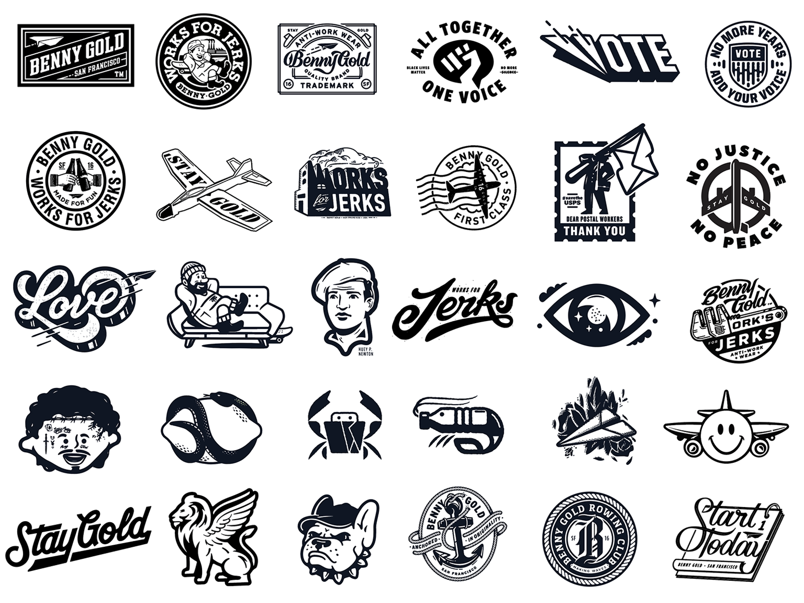 design retrospective by Benny Gold on Dribbble