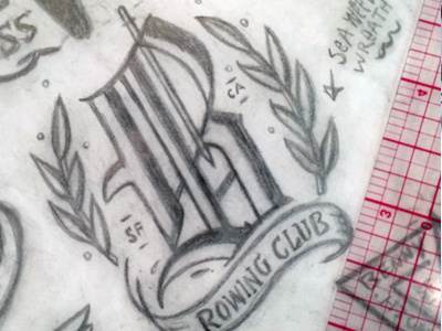 Rowing Club B Sketch