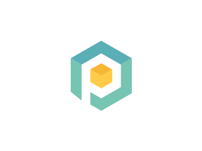 A new project box branding color design geometric logo parcelkit square visual