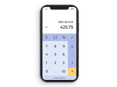 Calculator: Daily UI Challenge calculator calculator ui challenge dailyui dailyuichallenge design redesign ui