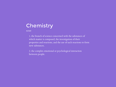 Chemistry header