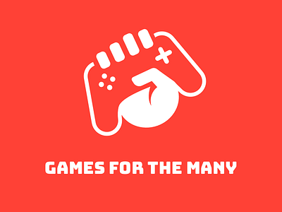 Games for the Many activism branding gamers games for the many gtfm identity labour party logo visual identity