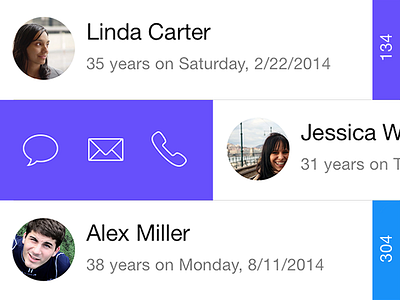 Yearly 2 birthday ios iphone ui yearly