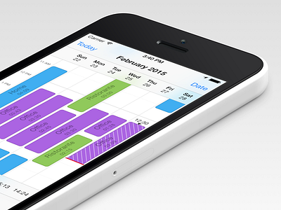 Rewind - Calendar View app calendar ios iphone rewind time tracking
